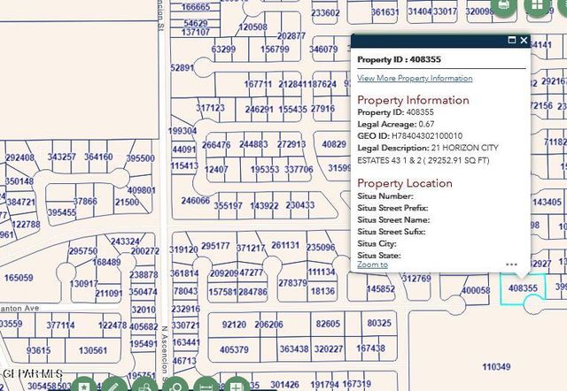 PN408355 TBD North Ascencion Drive, El Paso, TX 79938