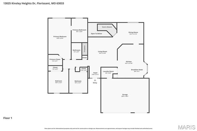 13025 Kinsley Heights Drive, Florissant, MO 63033