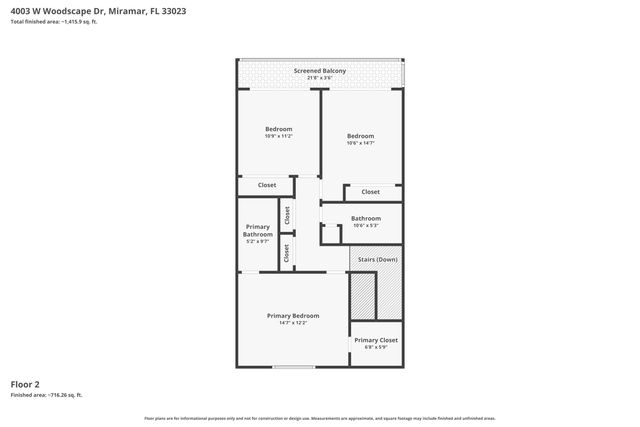 4003 W Woodscape Drive 2-k, Miramar, FL 33023