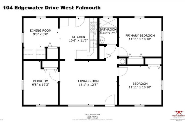 104 Edgewater Drive W, East Falmouth, MA 02536
