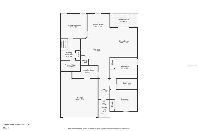 24534 PAUL STREET, Sorrento, FL 32776