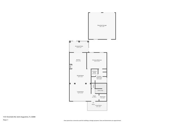 1121 Overdale Rd, St Augustine, FL 32080