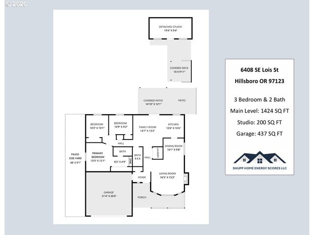 6408 Se LOIS St, Hillsboro, OR 97003