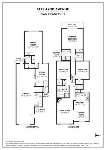 1479 42nd Avenue, San Francisco, CA 94122