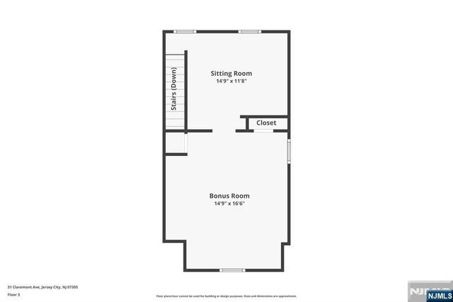 31 Claremont Avenue, Jersey City, NJ 07305