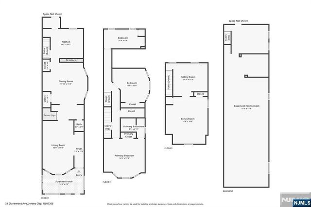 31 Claremont Avenue, Jersey City, NJ 07305
