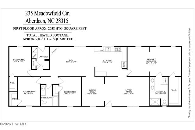 235 Meadowfield Circle, Aberdeen, NC 28315