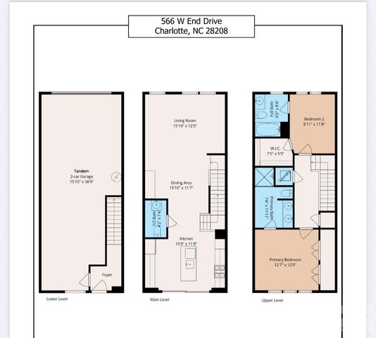 566 W End Drive, Charlotte, NC 28208