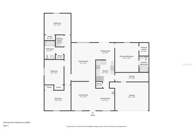 42 INCONNU DR, Poinciana, FL 34759