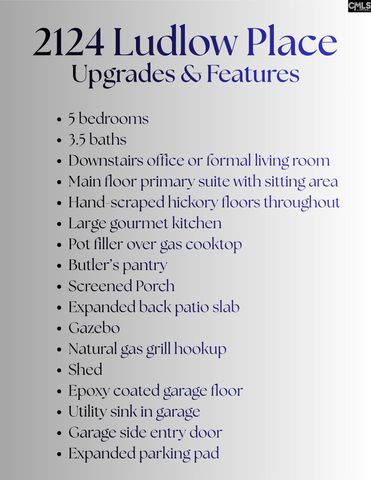 2124 Ludlow Place, Chapin, SC 29036