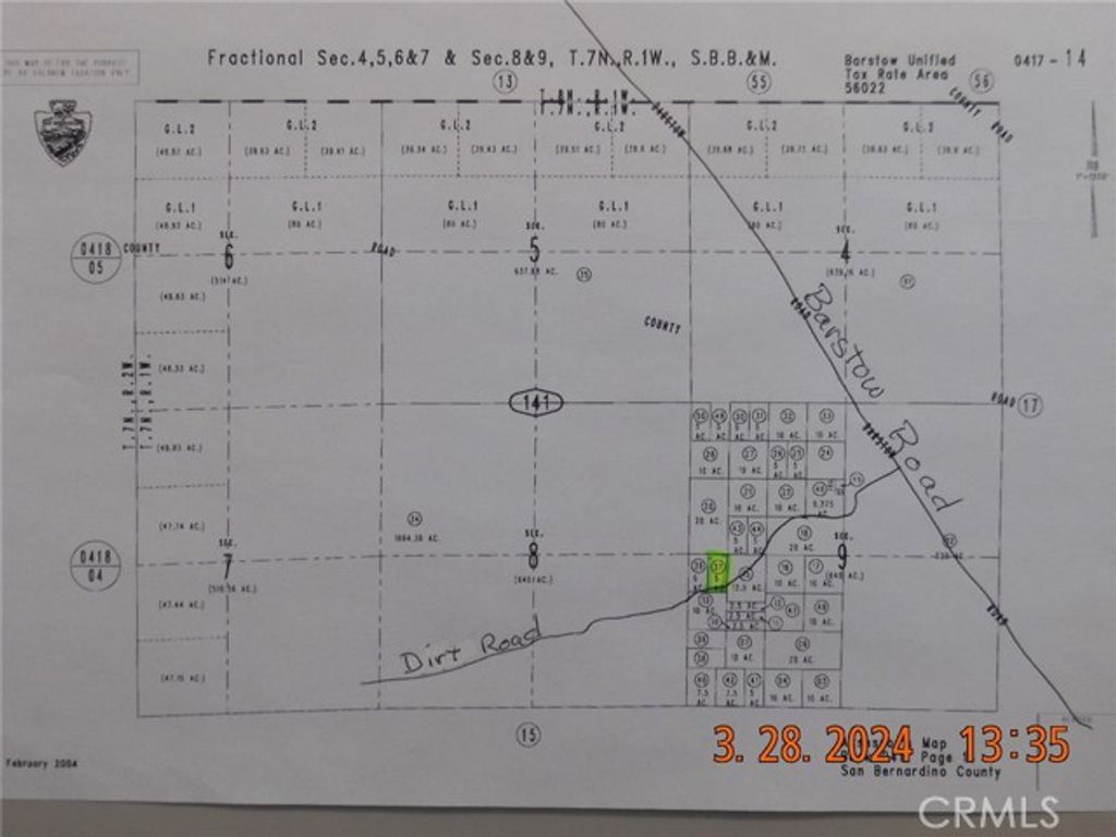 0 Ranch Road, Barstow, CA 92311