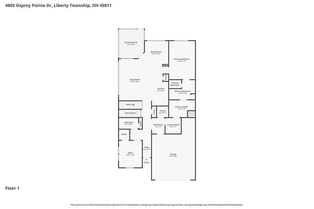 4865 Osprey Pointe Drive, Liberty Twp, OH 45011