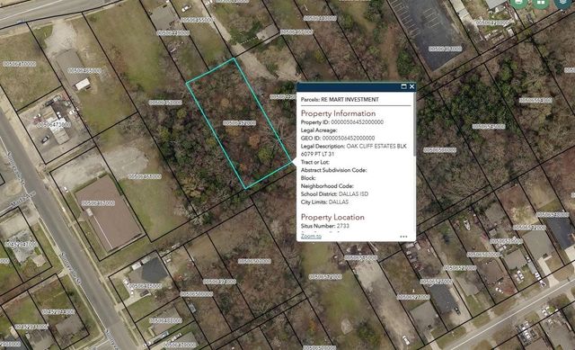 2733 Hudspeth Avenue, Dallas, TX 75216