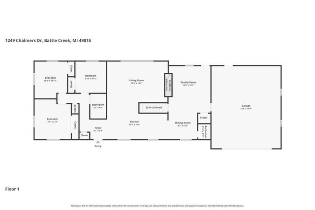 1249 Chalmers Drive, Battle Creek, MI 49015