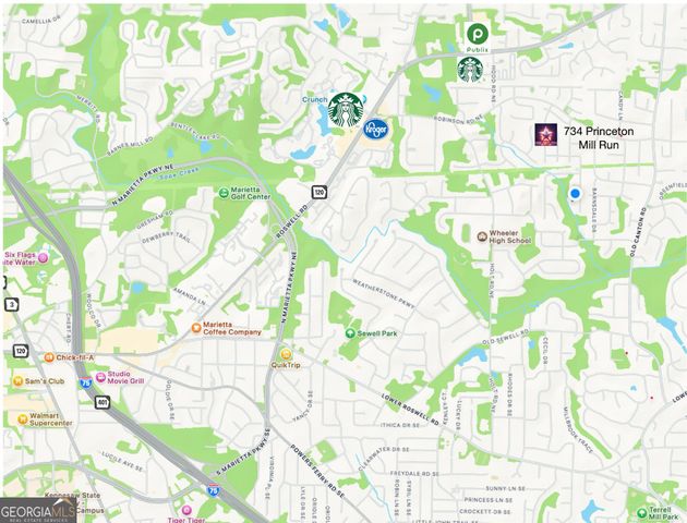 734 Princeton Mill Run, Marietta, GA 30068