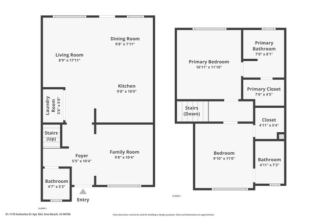 91-1170 Kaileolea Drive 2G4, Ewa Beach, HI 96706
