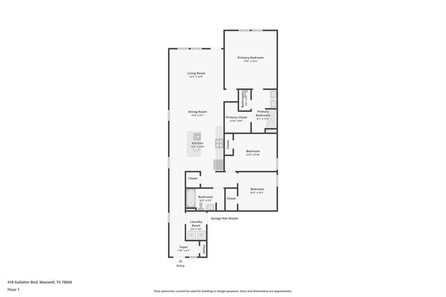 418 GALLAHER BND, Maxwell, TX 78656