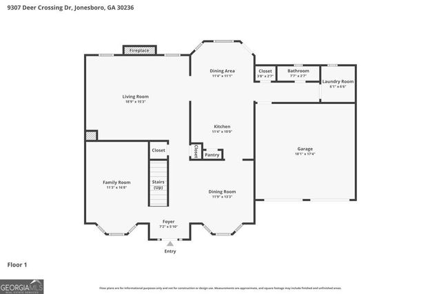 9307 Deer Crossing Drive, Jonesboro, GA 30236