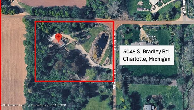 5048 S Bradley Road, Charlotte, MI 48813