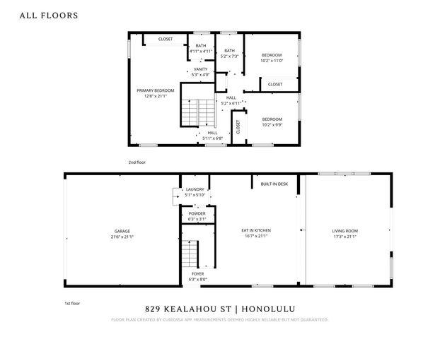 829 Kealahou Street, Honolulu, HI 96825