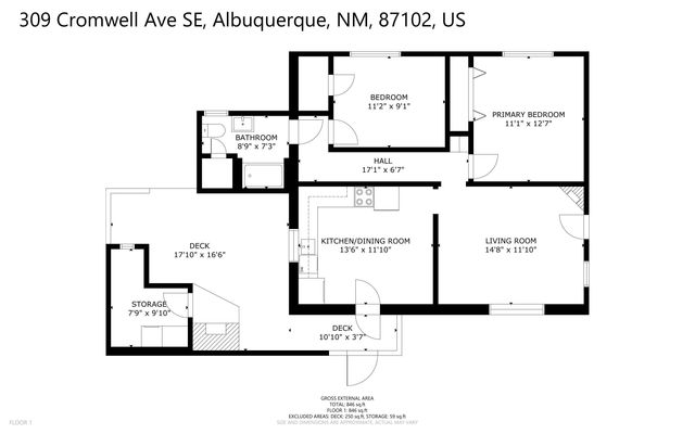 309 Cromwell Avenue SE, Albuquerque, NM 87102