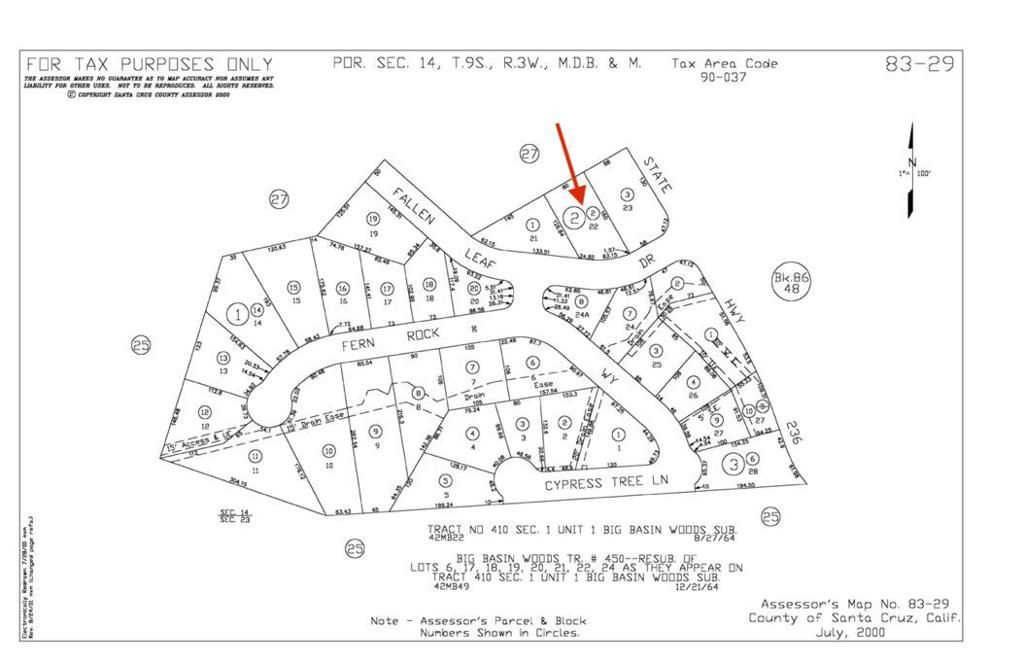 0 Fallen Leaf Drive, Boulder Creek, CA 95006
