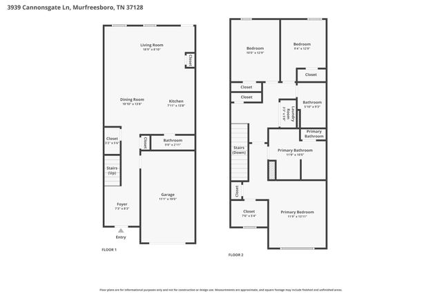 3939 Cannonsgate Ln, Murfreesboro, TN 37128