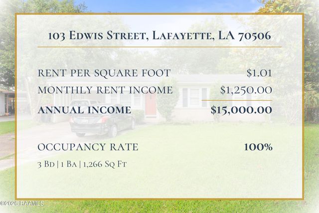 103 Edwis Street, Lafayette, LA 70506