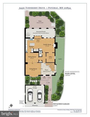 9430 TURNBERRY DR, Potomac, MD 20854