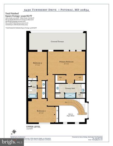 9430 TURNBERRY DR, Potomac, MD 20854