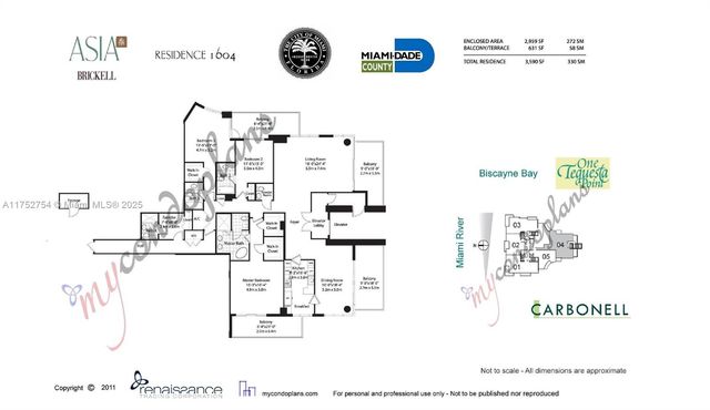 900 Brickell Key Blvd 1604, Miami, FL 33131