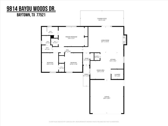 9814 Bayou Woods Drive, Baytown, TX 77521