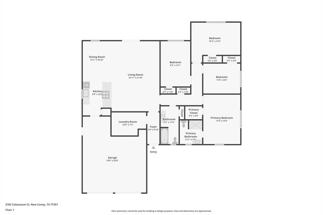 2703 N Colosseum Court, New Caney, TX 77357