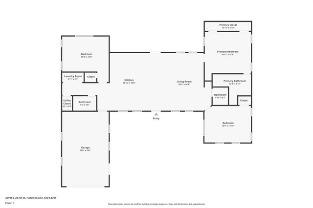 25915 E 267 Street, Harrisonville, MO 64701