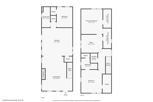 634 SW B Street, Bentonville, AR 72712