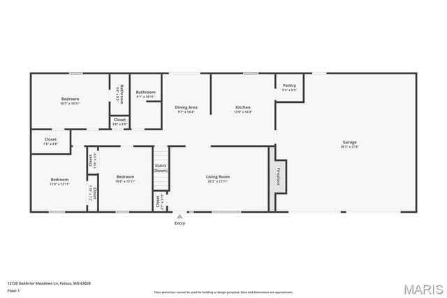 12720 Oakbriar Meadows Lane, Unincorporated, MO 63028