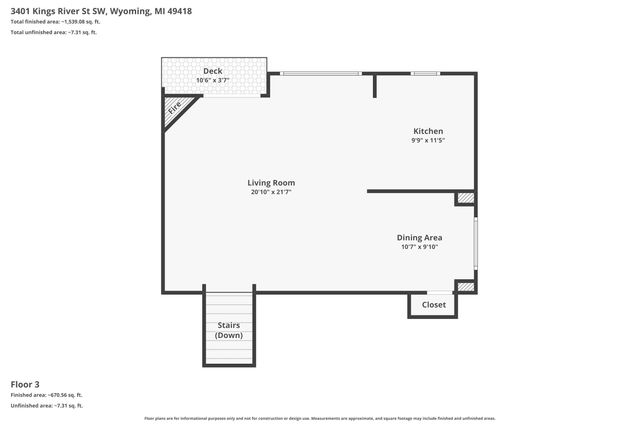 3401 Kings River Street Sw, City Of Wyoming, MI 49418