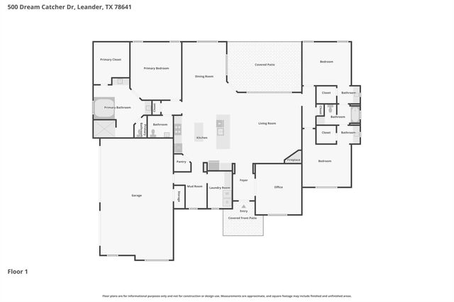 500 Dream Catcher DR, Leander, TX 78641
