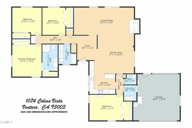 1074 Colina Vista, Ventura, CA 93003