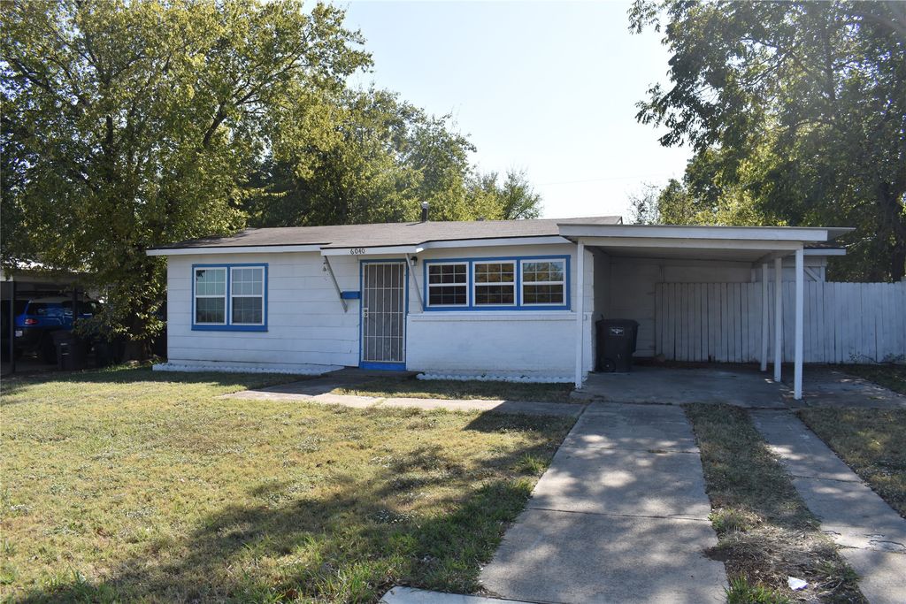 6040 Prothrow Street, Fort Worth, TX 76112