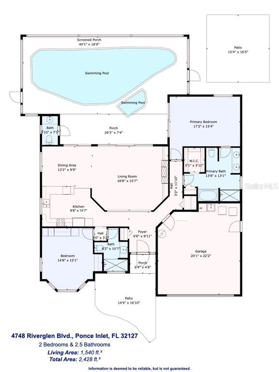 Image 17 of property listing at 4748 RIVERGLEN BOULEVARD, Ponce Inlet, FL 32127