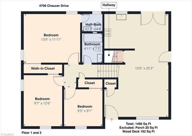 4709 Chaucer Drive, Greensboro, NC 27407
