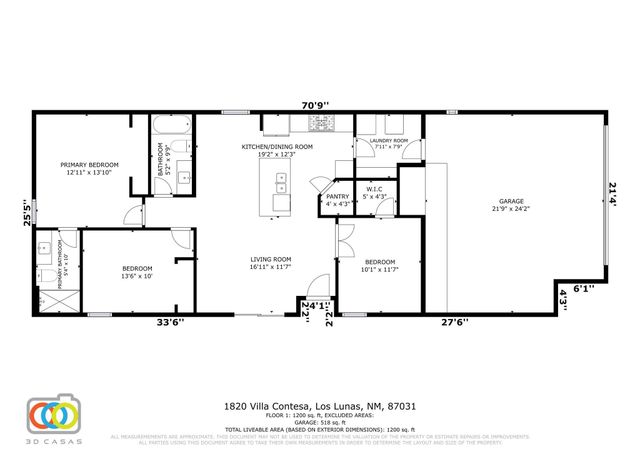 1820 Villa Contesa Loop NW, Los Lunas, NM 87031