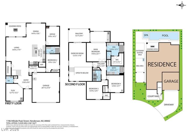 1196 Hillside Peak Street, Henderson, NV 89002