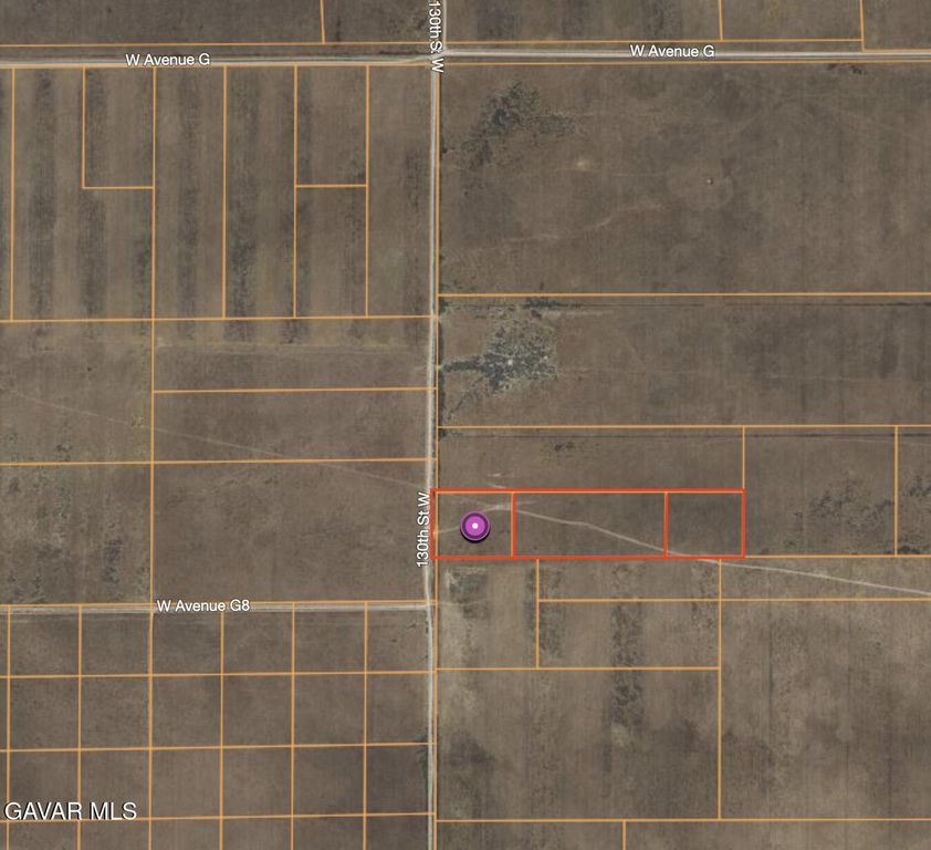 W 130th West & Ave G-7 Avenue, Lancaster, CA 93536