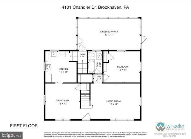 4101 CHANDLER DR, Brookhaven, PA 19015
