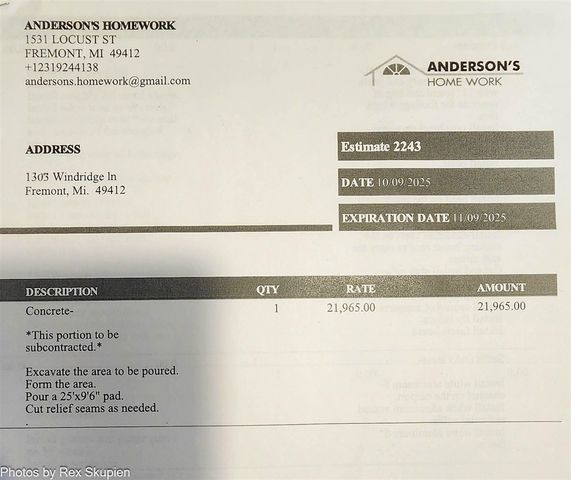 1303 Windridge Lane, Fremont, MI 49412