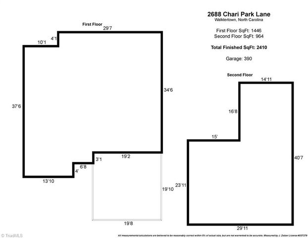 2688 Chari Park Lane, Walkertown, NC 27051