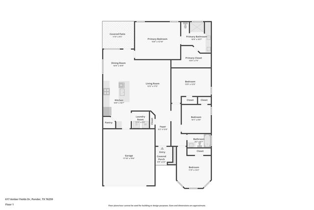 617 Amber Fields Drive, Krum, TX 76249