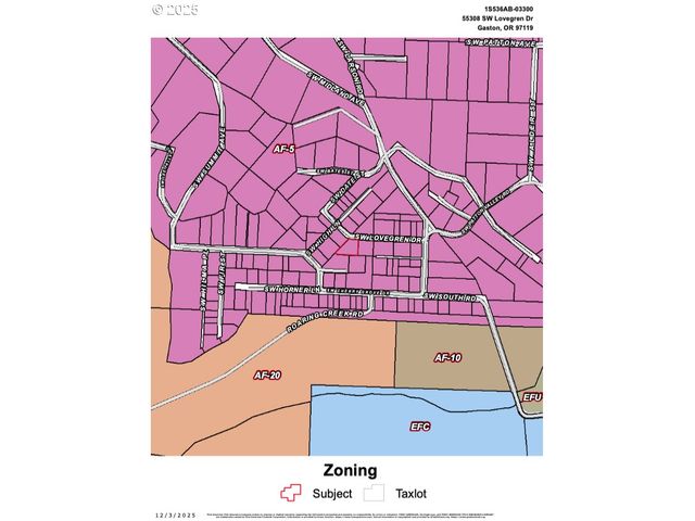 55308 Sw LOVEGREN Dr, Gaston, OR 97119